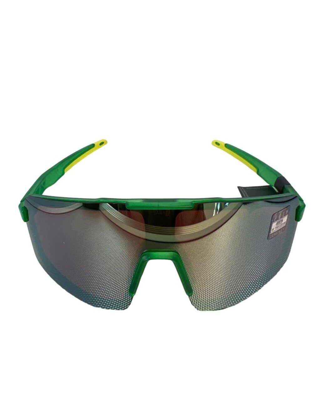 Kreedom Polycarbonate Sports Sunglasses UV Protection Green Yellow Cycling NEW